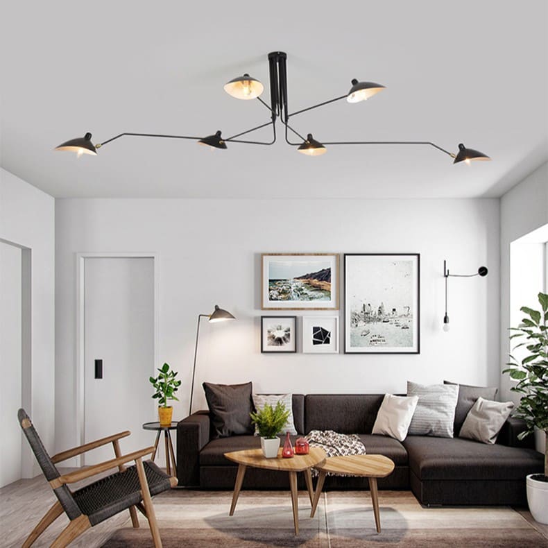 Plafonnier & Applique murale multi bras articulés | Style art nordique