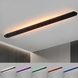 Rectangular ceiling plinth / Black / 155cm