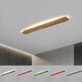 Rectangular ceiling plinth / Gold / 95cm