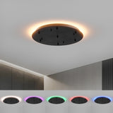 Round ceiling base / Black / Ø 45cm