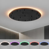 Round ceiling base / Black / Ø 65cm