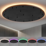 Round ceiling base / Black / Ø 85cm