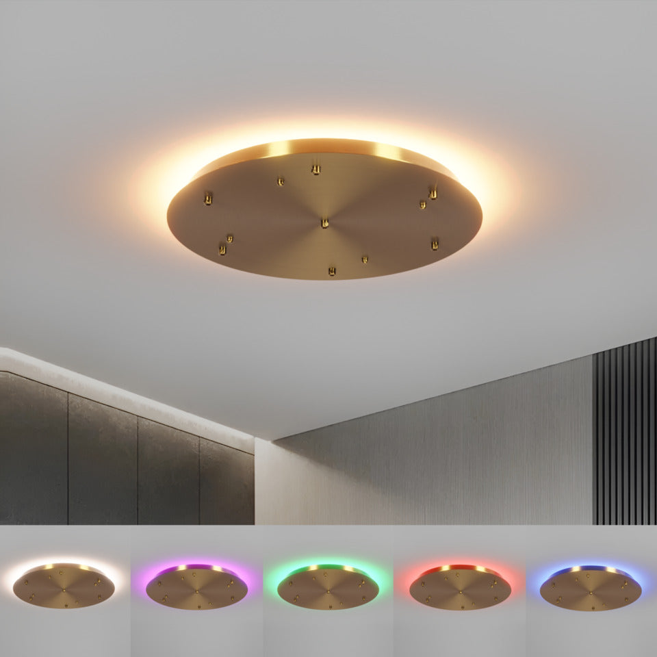 Round ceiling base / Gold / Ø 45cm