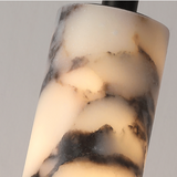 Suspension cylindrique en marbre | Luminaire chic & élégant