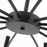 Lustre circulaire architectural en tubes à LED | Luminaire au design moderne