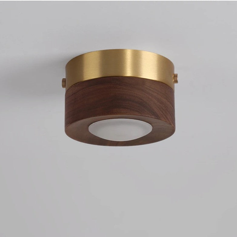 Spot LED bois massif | Éclairage plafond raffiné et naturel