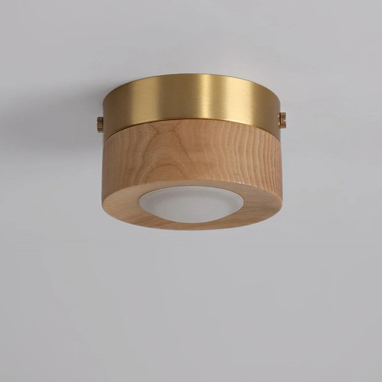 Spot LED bois massif | Éclairage plafond raffiné et naturel