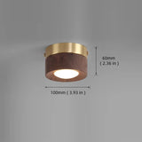 Spot LED bois massif | Éclairage plafond raffiné et naturel