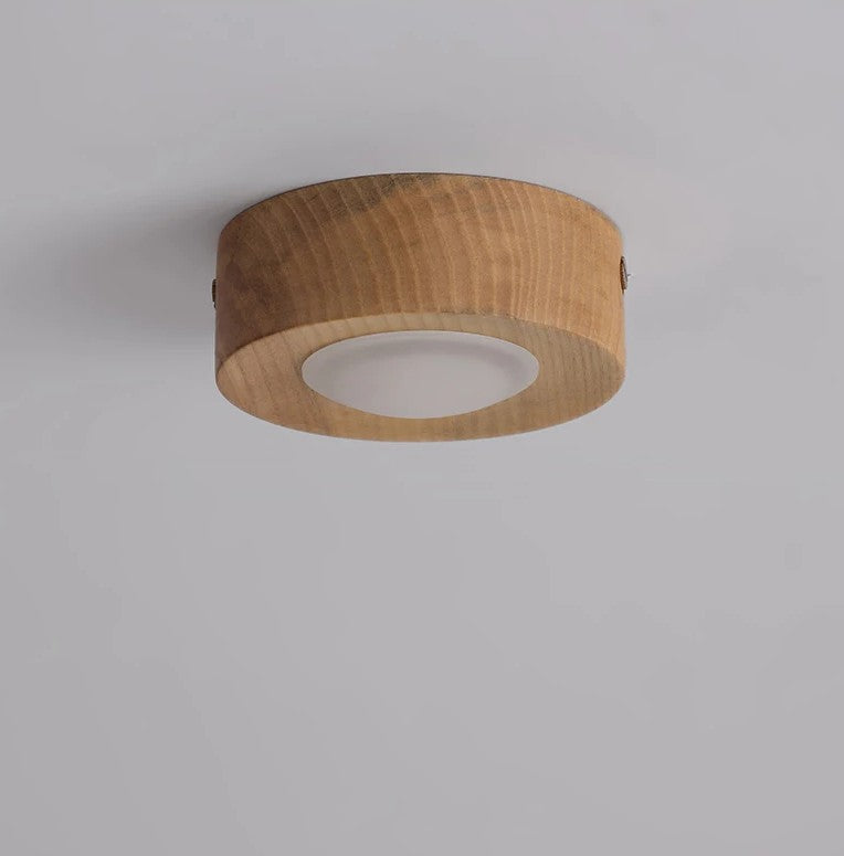 Spot LED bois massif | Éclairage plafond raffiné et naturel