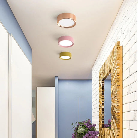 Spot LED extra plat multicolore | Éclairage discret pour plafond vitrine ou meuble