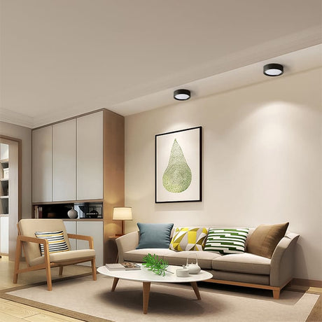 Spot LED extra plat multicolore | Éclairage discret pour plafond vitrine ou meuble