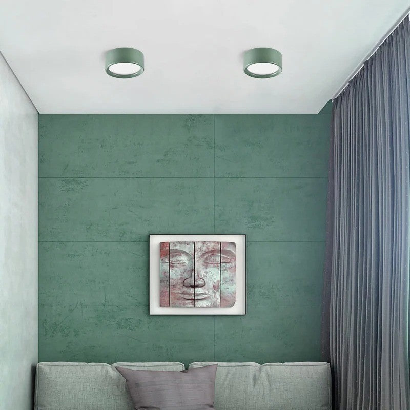 Spot LED extra plat multicolore | Éclairage discret pour plafond vitrine ou meuble