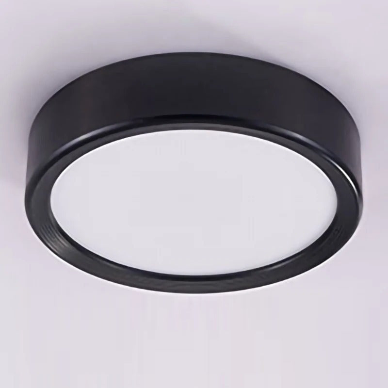 Spot LED extra plat multicolore | Éclairage discret pour plafond vitrine ou meuble 7W / Noir / Blanc froid