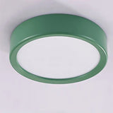 Spot LED extra plat multicolore | Éclairage discret pour plafond vitrine ou meuble 7W / Vert / Blanc froid