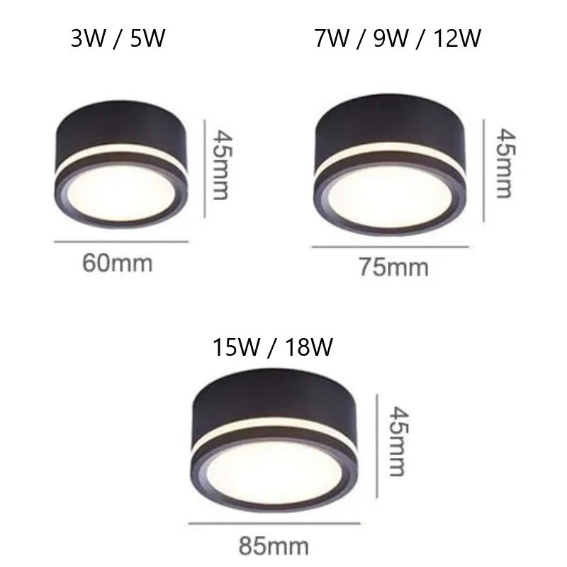Spot LED plat design | Éclairage plafond ou vitrine