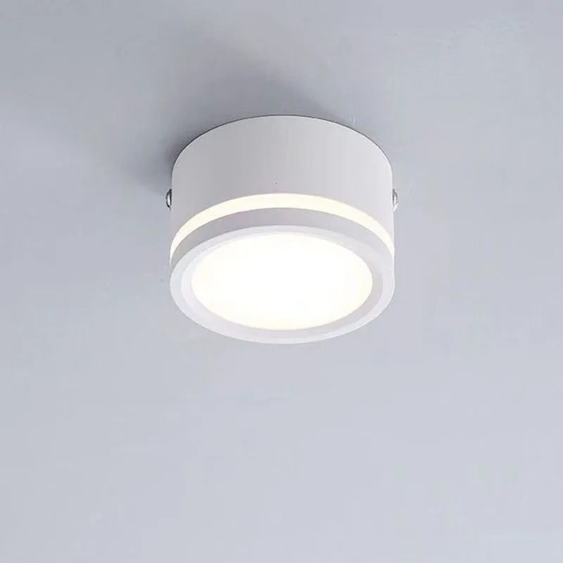 Spot LED plat design | Éclairage plafond ou vitrine 3W / Blanc / Blanc froid