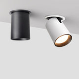 Spot encastré orientable design | Aluminium blanc ou noir