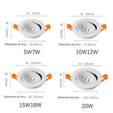 Spot encastrable orientable 360° | Design discret & éclairage ciblé