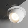 Spot encastré orientable design boule| Finition noire ou blanche 7W / Blanc / Blanc chaud
