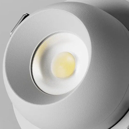 Spot encastré orientable design boule| Finition noire ou blanche