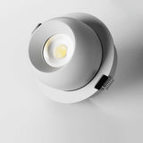 Spot encastré orientable design boule| Finition noire ou blanche