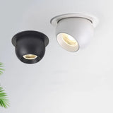 Spot encastré orientable design boule| Finition noire ou blanche