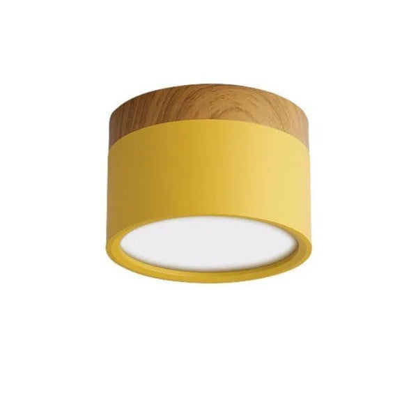 Spot LED décor bois | Éclairage design pour plafond moderne