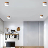 Spot LED décor bois | Éclairage design pour plafond moderne