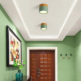 Spot LED décor bois | Éclairage design pour plafond moderne
