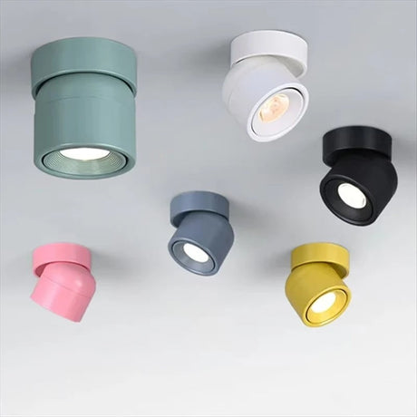 Spot plafonnier LED orientable | Design compact & coloré