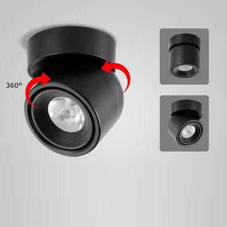Spot plafonnier LED orientable | Design compact & coloré
