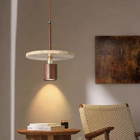 Suspension TERRALIS | Design pierre naturelle et bois