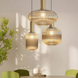suspension verre style vintage