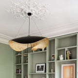 Suspension chic au design moderne | Noir & or ou blanche & or
