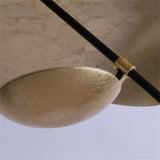 Suspension chic au design moderne | Noir & or ou blanche & or