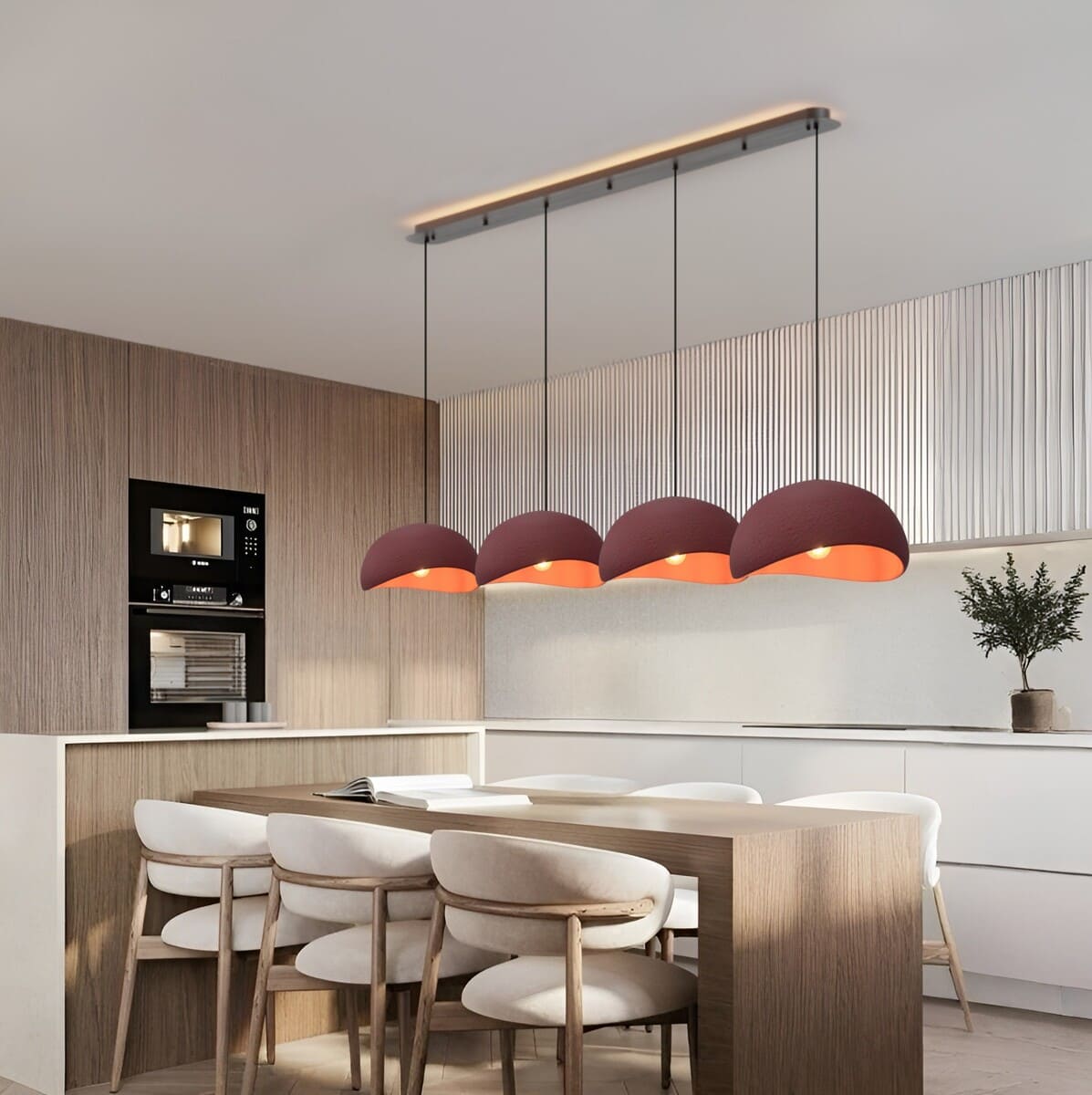 Suspension ciment style Wabi sabi | Minimalisme brut et naturel