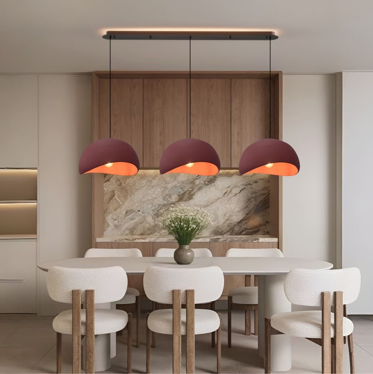 Suspension ciment style Wabi sabi | Minimalisme brut et naturel