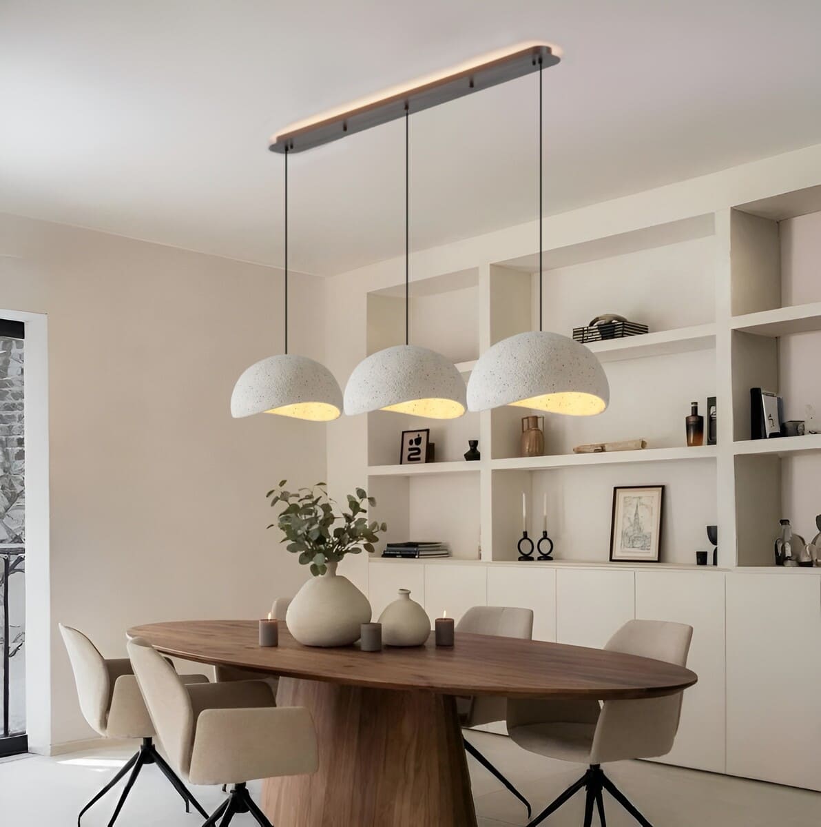 Suspension ciment style Wabi sabi | Minimalisme brut et naturel