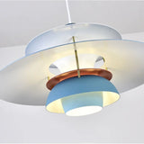 Suspension design soucoupes multicolores | Pop & Rétro chic