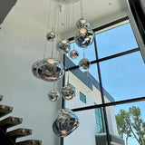Suspension en verre soufflé style boule de lave | Création modulable