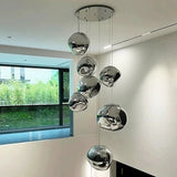 Suspension en verre soufflé style boule de lave | Création modulable