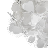 Suspension florale sculpturale noire