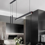 Suspension linéaire LED minimaliste | Ligne pure et éclairage structuré