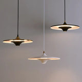 Suspension moderne disque LED | Minimalisme graphique & lumière indirecte