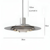 Suspension soucoupe style scandinave | Finition blanche ou argentée