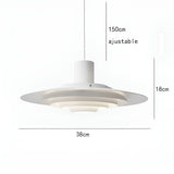 Suspension soucoupe style scandinave | Finition blanche ou argentée