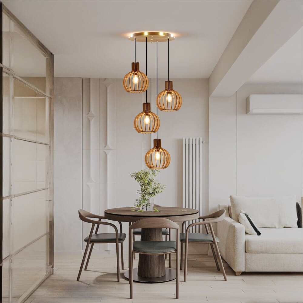 WOODY pendant light | 4 Lights