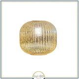 Abat jour en verre style Vintage | CRISTALI B / Gold édition