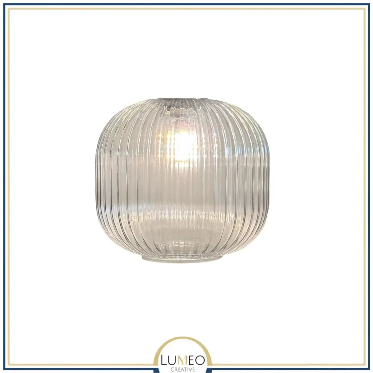 Abat jour en verre style Vintage | CRISTALI B / Transparent
