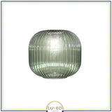 Abat jour en verre style Vintage | CRISTALI B / Vert amande